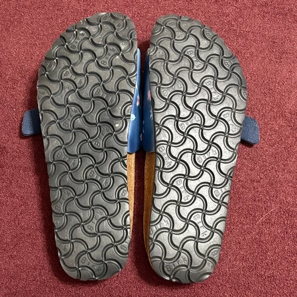 Papillio Blue Floral Women's Sandals - Picture 2 of 3